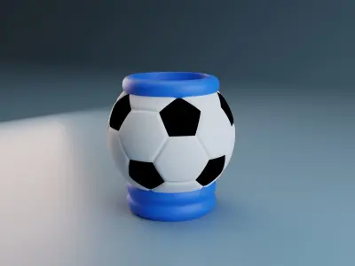 Desk organizer Football 3D print model