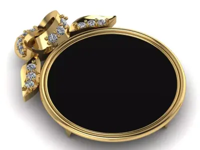 luxury pendant for women  3D print model