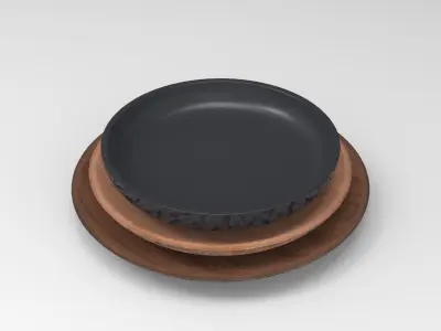 Huty Bowl Low-poly 3D model