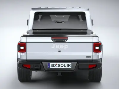 Jeep Gladiator 2020 LowPoly 3D model