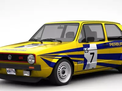 Volkswagen Golf Mk1 Rally 3D model