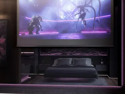CORONA RENDER TUTORIAL INTERIOR SCENE  3D model