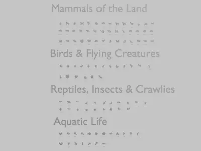 Creatures Emoji Pack 3D Printable 100 Unique Emojis 3D print model