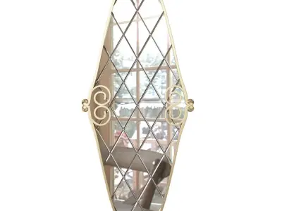 Seven Sedie Royale Mirror Sette 3D model