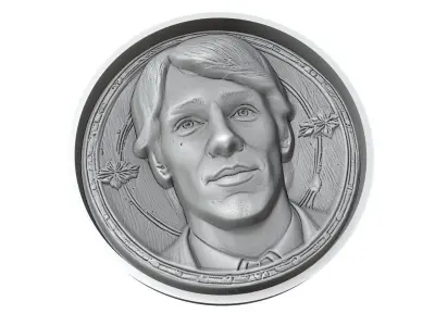 Kaka Footballer Medallion 3D print model