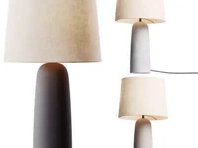 Grote tafellamp Kaya betonnen voet 3D model