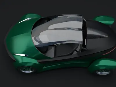 Concept City Car 3D model