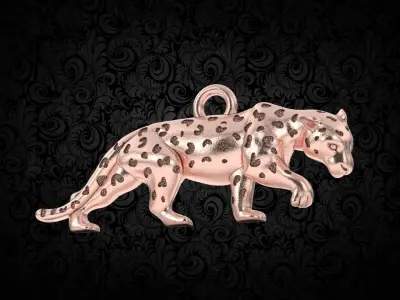 Panther Pendant  3D print model