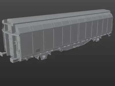 Pre supported Hbbins 306 freight car 3D print model
