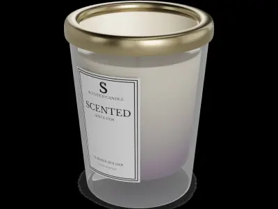 Home decorations Scented Candle 3D model purchase