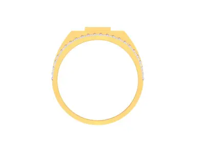 Mens gemstone diamond men Ring with details images 23 3D print model