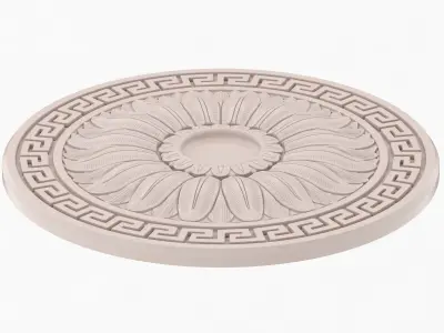 Classic Ceiling Medallion 61 3D model