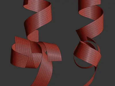 Modern Metal Sculpture 3D model