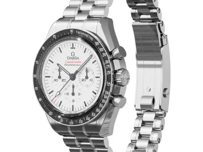 Omega Speedmaster Moonwatch Professional white 3D model