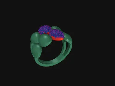 DIAMOND RING  3D print model