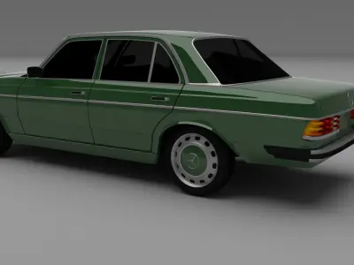 Mercedes-Benz W123 3D model