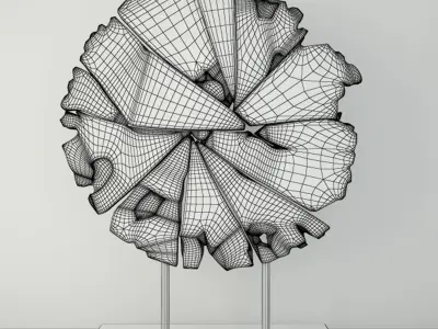 Chip Wood Decoration 3D model