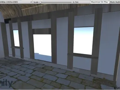 Village House Low-poly 3D model