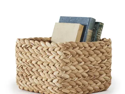 Pottery Barn Beachcomber Baskets 01 3D model