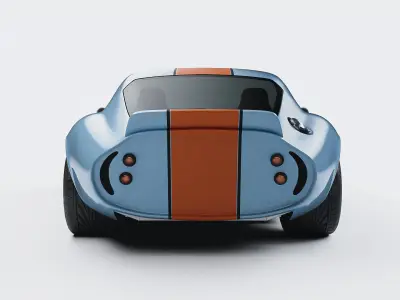 1965 Type 65 Coupe - Daytona 3D model