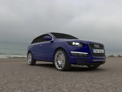 Audi Q7 Four-Wheel-Drive 3D model