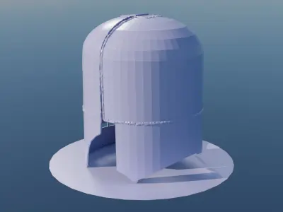 Mark I Mask from Iron Man Free 3D model