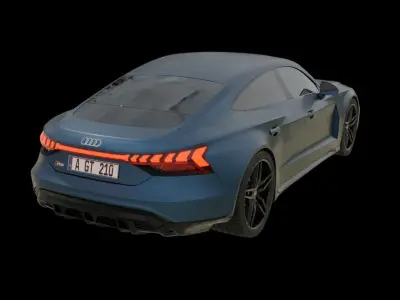 2021 Audi e-tron GT 3D model