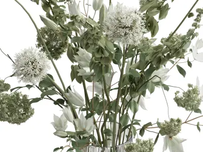 Flower In Vase 102 3D model