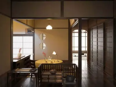 Scene Of Modern Fully Furnished Apartment 3D model