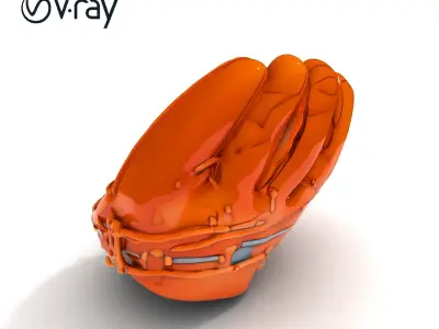Baseball Glove Model Pack  Realistic and Detailed Low-poly 3D model