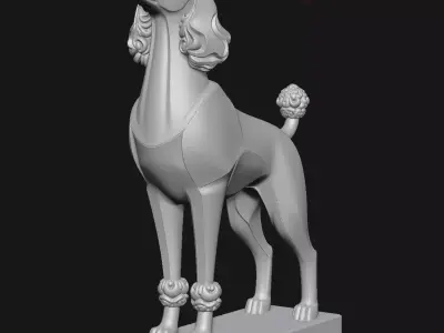 Poodle 3D print model