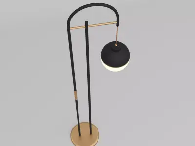 Ball Floor Lamp - Light 3D model