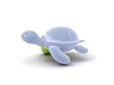 Inflatable Green Turtle model pack Low-poly 3D model