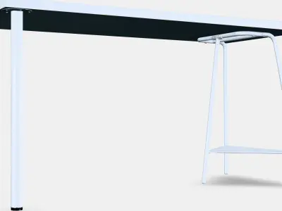 LAW CAPTAIN - DRAFT Desk 5 Low-poly 3D model