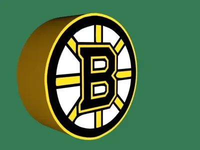Boston Bruins Team Logo 3D model