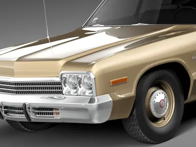 Dodge Monaco 1974 3D model
