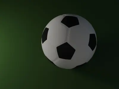 Leather Ball Free 3D model