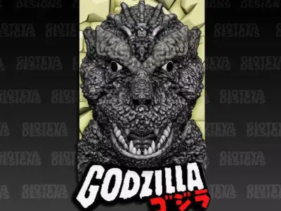 Godzilla Gojira 1954 Magnet 3D model