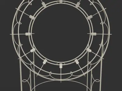 Wrought Pergola 3D model