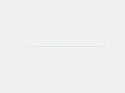 RACKA Curtain rod 1 Low-poly 3D model