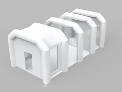 Inflatable Paint Booth 3D model