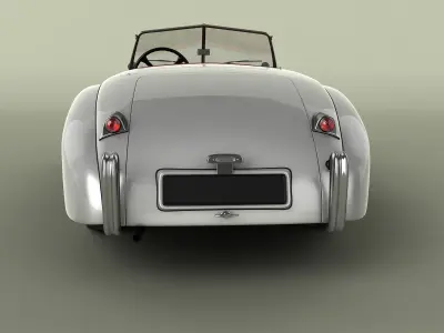 Jaguar XK 120 Roadster  1948 3D model