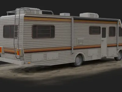 1986 Fleetwood Bounder from Breaking Bad 3D model