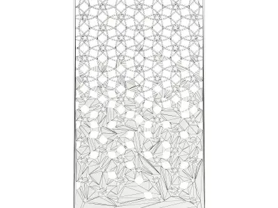 Brushed Metal Panel 3D model