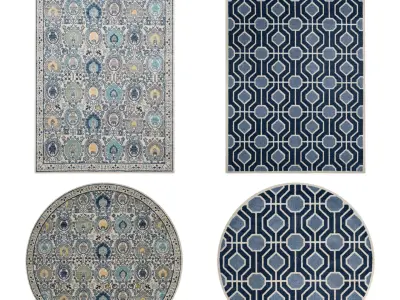 Rugs No 89 Low-poly 3D model