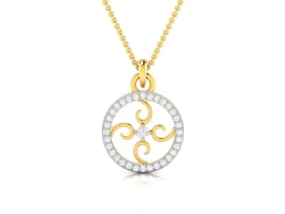 Women Pendant 3dm STL FBX OBJ Render Details 3D print model