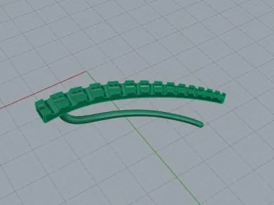 Ear decoration N01579 3D print model