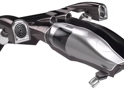 future transport ship 3D model