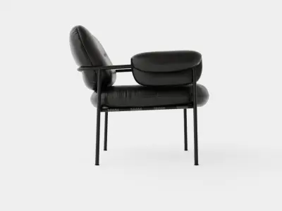 Fogia Bollo Lounge Chair Low-poly 3D model