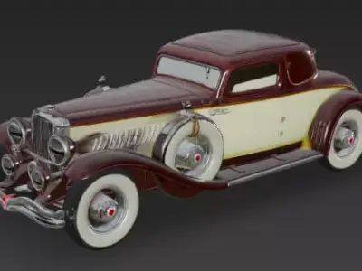 Antique Car 3d Model almost in all format 3D model